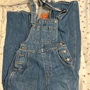 Levi's Classic Blue Denim Overalls